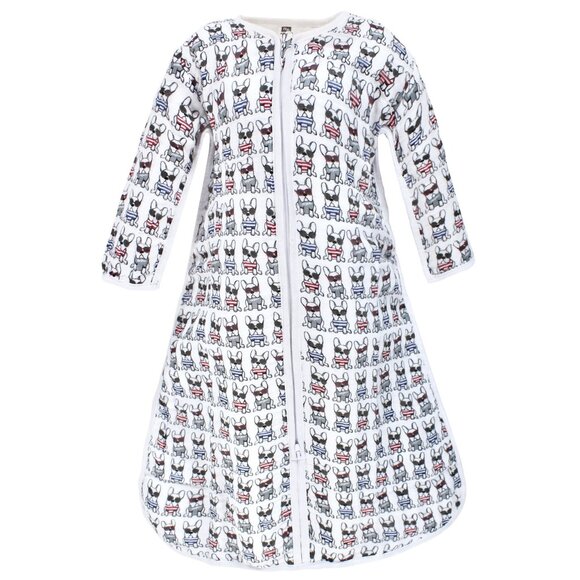 Hudson Baby Long Sleeve Muslin Sleeping Bag, French Bulldog - Size 18-24M - Picture 1 of 1